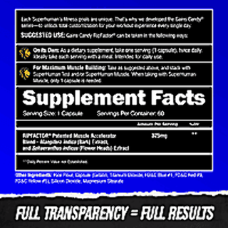Alpha Lion Gains Candy Rip Factor - 60 Capsules