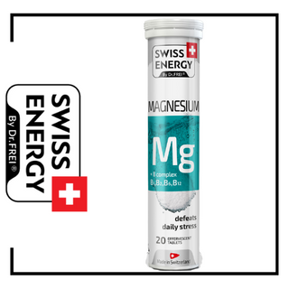 Swiss Energy Magnesium + B Complex - Effervescent 20 Count