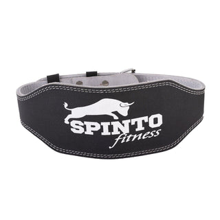 Spinto Fitness Weightlifting Belt - 6INCH BLACK