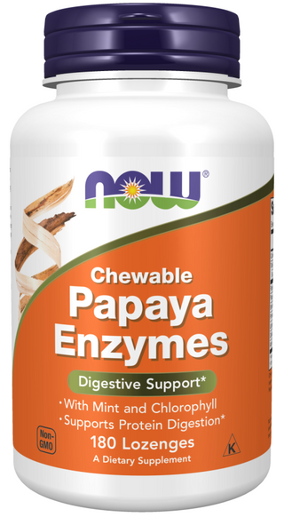 Now Foods Papaya Enzymes, Chewable