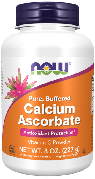 Now Foods Calcium Ascorbate - Pure, Buffered Powder - 8oz