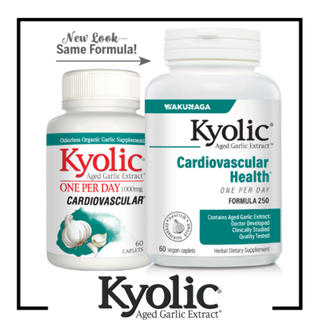 Wakunaga Kyolic 1000mg ONE PER DAY Cardiovascular - 60 Caplets