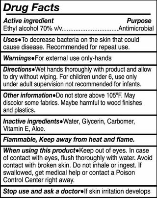 24 PACK: Uncle Pete's HAND SANITIZER Antiseptic -  2oz