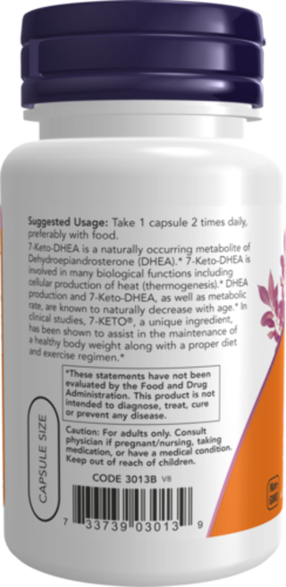 Now Foods 7KETO 100mg - 60 Veg Capsules