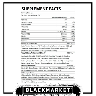 Blackmarket TONE WEIGHT LOSS - 30 Servings