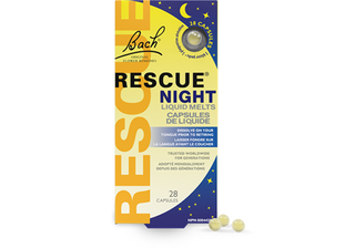 Bach Original Flower Remedies Rescue Sleep - 28 Liquid Melts