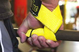 Spud Wrist Lift LIFTING STRAPS - CHOOSE:  1", 1.5", 2" in Pink, Yellow or Black