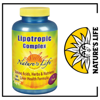 Natures Life Lipotropic Complex - 180 Veg Tablets
