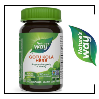 Nature's Way GOTU KOLA Herb 475 mg - 100 Capsules