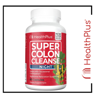 Health Plus Super Colon Cleanse NIGHT - 90 Capsules