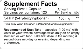 Nutrakey 5-HTP - 120 Capsules