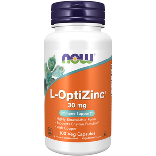 Now Foods L-OptiZinc 30mg - 100 veg capsules