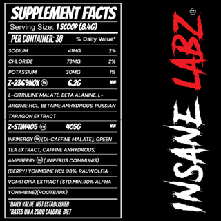 Insane Labz WAR ZOMBIE Pre-Workout