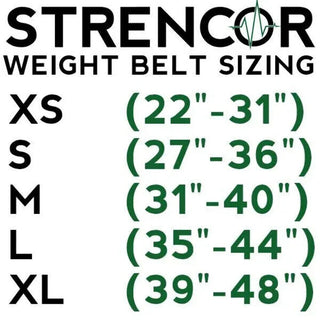 Strencor 4" Weightlifting Belt XS
