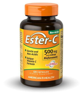 American Health Ester-C with Citrus Bioflavonoids 500 mg - 120 Veg Capsules
