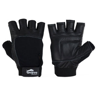Spinto Fitness Leather Workout Gloves