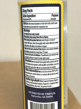 24 PACK: Finaflex HAND SANITIZER -4oz
