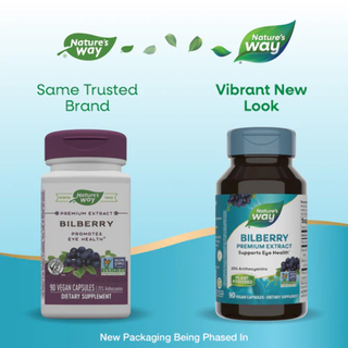 Nature's Way BILBERRY- 90 Capsules