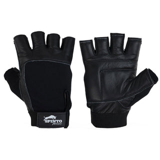 Spinto Fitness Leather Workout Gloves