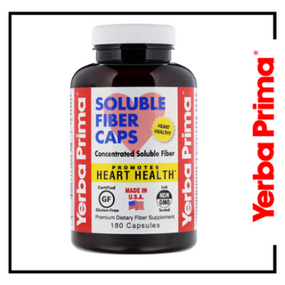 Yerba Prima Soluble Fiber Caps - 180 Capsules