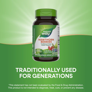 Nature's Way Hawthorne Berries - 100 Veg Capsules