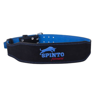 Spinto Fitness Suede Leather Lifting Belt - 4INCH