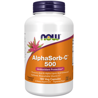 NOW FOODS ALPHASORB-C 500mg - 180 Veg Capsules