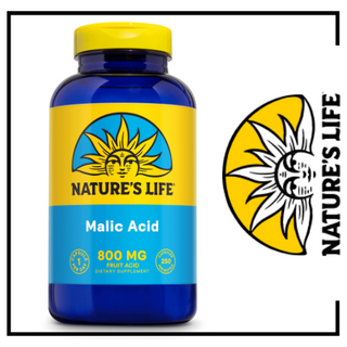 Nature's Life Malic Acid 800 mg - 250 Veg Capsules