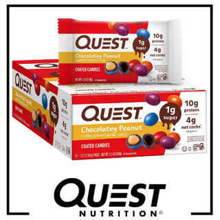 Quest Chocolaty Peanut Coated Candies - 12 Packs