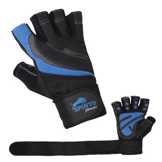 Spinto Fitness Workout Gloves BLUE