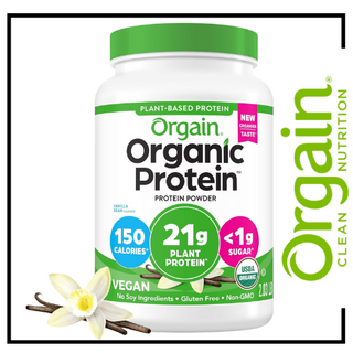 Orgain Organic Protein Plant Based Powder Vanilla Bean - 2.03 lbs