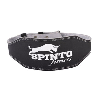 Spinto Fitness Weightlifting Belt - 6INCH BLACK