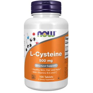 NOW FOODS L-CYSTEINE 500mg - 100 Tablets