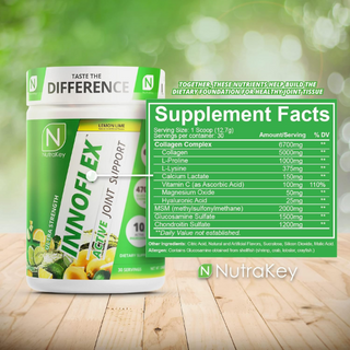 Nutrakey INNOFLEX Joint Formula LEMON LIME - 30 Servings