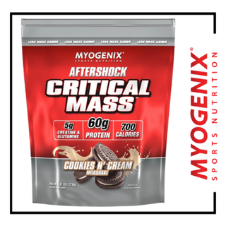 Myogenix AFTER SHOCK CRITICAL MASS Lean Muscle Weight Gainer Protein 5.62 lbs