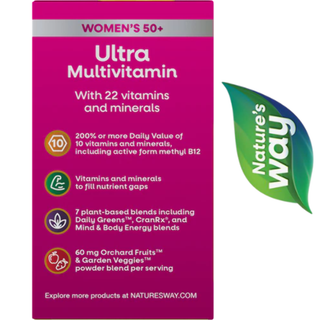 Nature's Way Alive! Ultra Potency Women's 50+ Multi-Vitamin - 60 Tablets