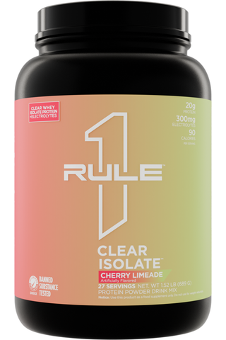 Rule One Clear Whey Isolate - NEW! 27 Servings