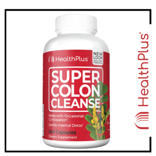 Health Plus SUPER COLON CLEANSE 500 mg - 240 Capsules