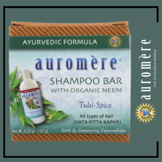 Auromere Ayurvedic Shampoo Bar - Tulsi and Neem