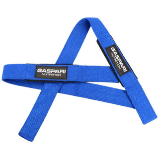 Gaspari Lifting Straps [BLUE] - REDUCE GRIP FATIGUE