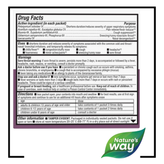 Nature's Way Umcka Cold+Flu Relief BERRY - 10Pks