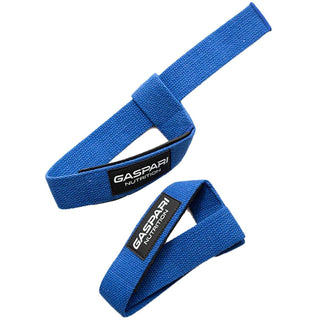 Gaspari Lifting Straps [BLUE] - REDUCE GRIP FATIGUE