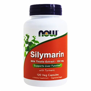 Now Foods Silymarin with Turmeric - 120 Veg Capsules