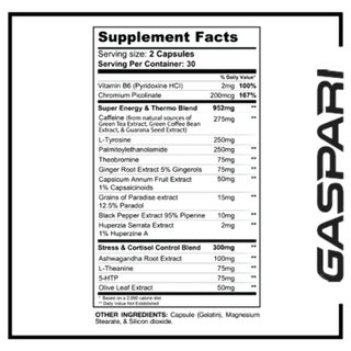 Gaspari DTN8 EXPLOSIVE FAT BURNER - 60 Capsules