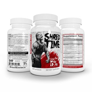 5% Nutrition SHRED TIME - 180 Capsules