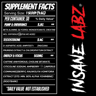 Insane Labz TEST Pre-Workout