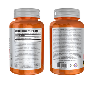 NOW FOODS Kre-Alkalyn Creatine 750mg - 120 Veg Capsules