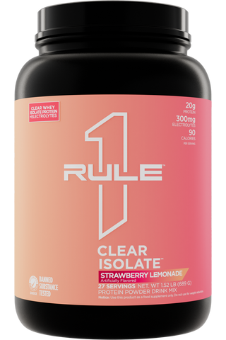 Rule One Clear Whey Isolate - NEW! 27 Servings