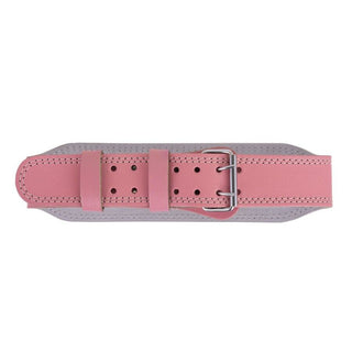 Spinto Fitness Premium Leather Lifting Belt - 4INCH PINK