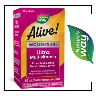 Nature's Way Alive! Ultra Potency Women's 50+ Multi-Vitamin - 60 Tablets